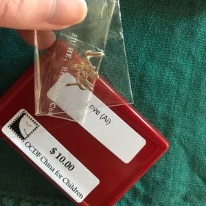NWT Chinese “Love” necklace pendant w/box